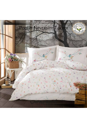 Çapa Home Poplin Nevresim Takımı %100 pamuk